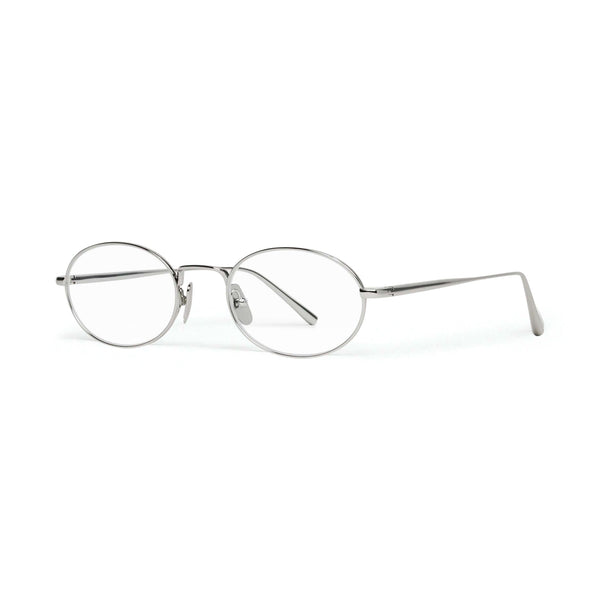 Titan Oval Optical / Silver Titanium & Clear Lens - Shade Files